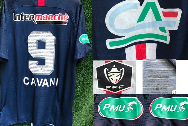 2020 match worn coupe de france cavani neymar jr mbappe maillot player issue with all sponsor shirt, Black
2020 match worn coupe de france cavani neymar jr mbappe maillot player issue with all sponsor shirt, Black
