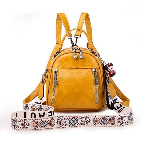 3 in 1 casual womens soft leather mini backpack cartoon pendant school bags for teenage girls solid back pack mochila feminina
3 in 1 casual womens soft leather mini backpack cartoon pendant school bags for teenage girls solid back pack mochila feminina