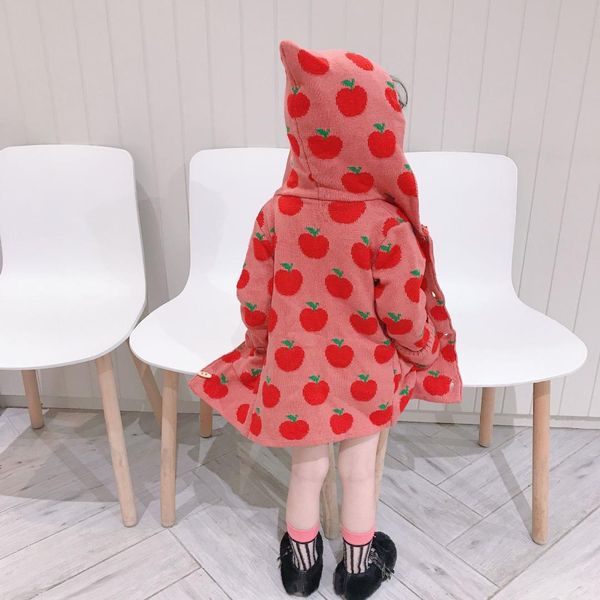 autumn winter warm wool apple jacquard dobby baby girls hooded cardigan kids knitted jacket children outwear coat 1 to 7 yrs, Blue
autumn winter warm wool apple jacquard dobby baby girls hooded cardigan kids knitted jacket children outwear coat 1 to 7 yrs, Blue