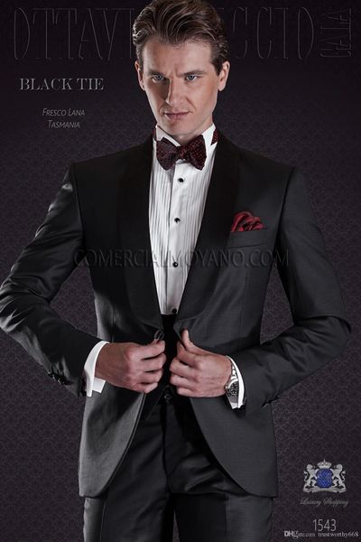 new arrival one button groomsmen shawl lapel groom tuxedos men suits wedding/prom man blazer ( jacket+pants+vest+tie) 206, Black;gray
new arrival one button groomsmen shawl lapel groom tuxedos men suits wedding/prom man blazer ( jacket+pants+vest+tie) 206, Black;gray