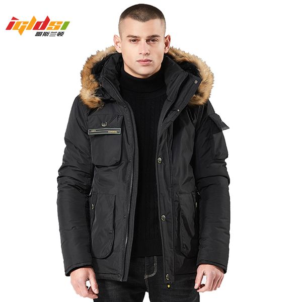 men's thick winter down jackets fur collar down parkas cotton solid chaquetas hombre parkas men casual outerwear coats m-3xl, Black
men's thick winter down jackets fur collar down parkas cotton solid chaquetas hombre parkas men casual outerwear coats m-3xl, Black