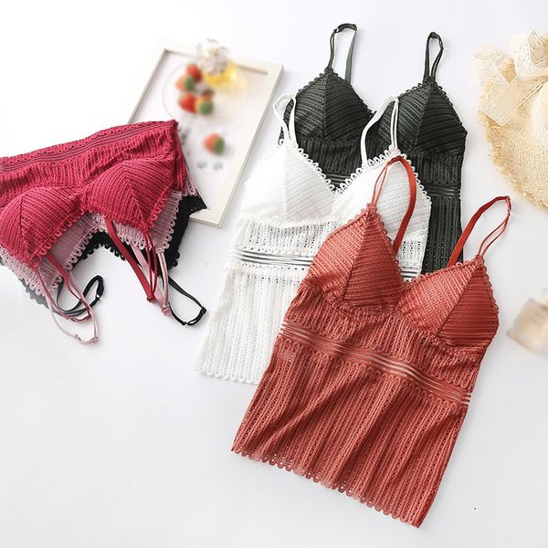 lace vest women lingerie pad sleeveless bralette summer v-neck tank one-piece female camisoles underwear, Black;white
lace vest women lingerie pad sleeveless bralette summer v-neck tank one-piece female camisoles underwear, Black;white