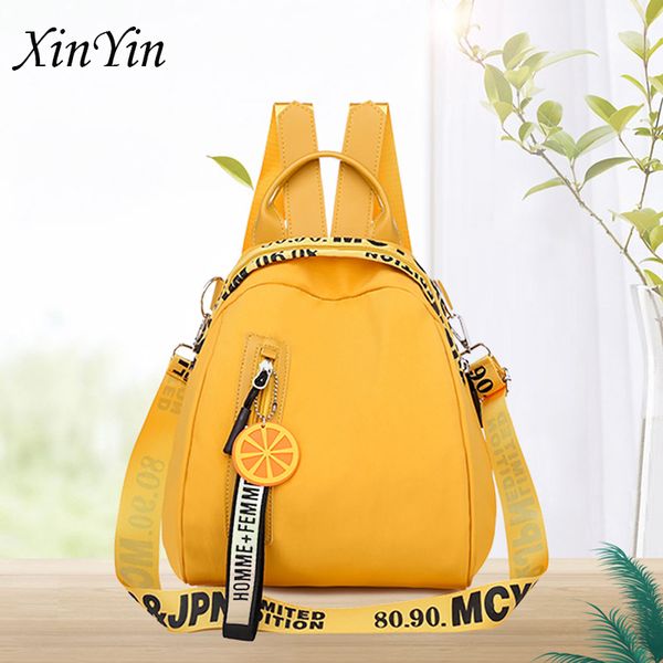 women backpack casual letter multi-function multi pocket travel backpacks female school bag for teenage girl shoulder bags small t200102
women backpack casual letter multi-function multi pocket travel backpacks female school bag for teenage girl shoulder bags small t200102