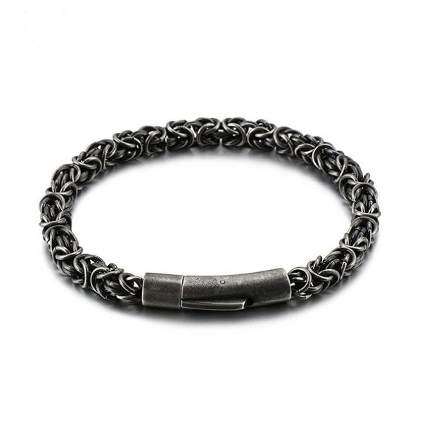 new men's titanium steel hand-woven fashion bracelets interlocking stainless steel domineering jewelry, Black
new men's titanium steel hand-woven fashion bracelets interlocking stainless steel domineering jewelry, Black