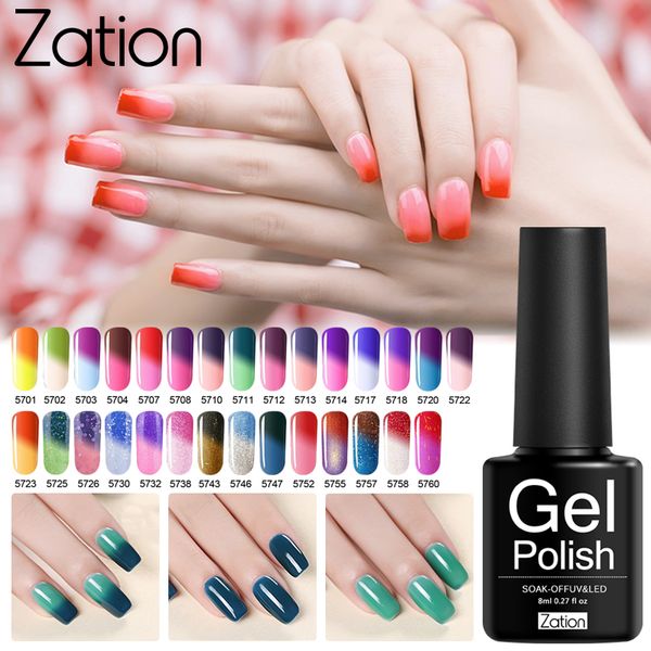 zation 8 ml gel nail polish temperature change for manicure 29 color gel nail art soak-off uv long lasting varnish, Red;pink
zation 8 ml gel nail polish temperature change for manicure 29 color gel nail art soak-off uv long lasting varnish, Red;pink