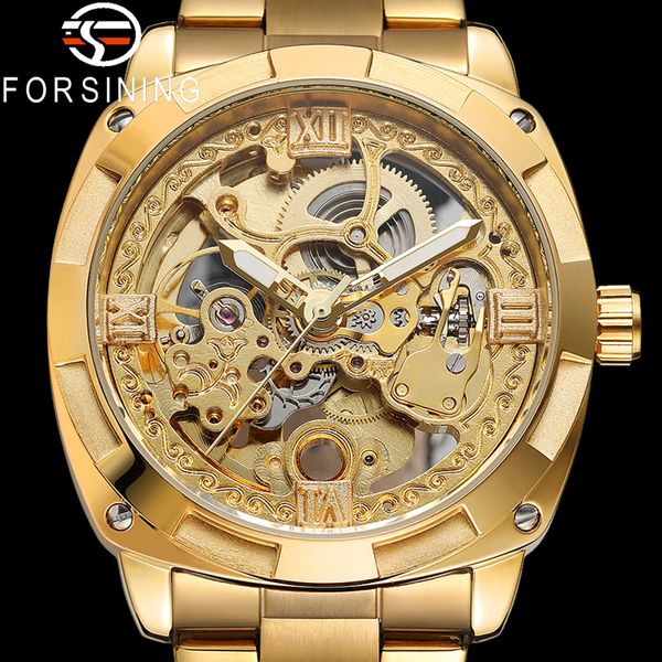 forsining automatic mechanical men wristwatch sport male clock stainless steel skeleton man watch 8157, Slivery;brown
forsining automatic mechanical men wristwatch sport male clock stainless steel skeleton man watch 8157, Slivery;brown