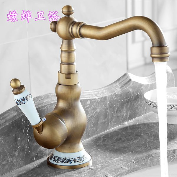 copper antique sink faucet antique kitchen wash nappy faucet and cold rotation european blue-and-white
copper antique sink faucet antique kitchen wash nappy faucet and cold rotation european blue-and-white
