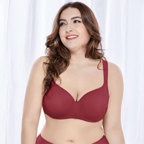women's full figure side support contour smooth underwire balconette t-shirt bra plus size, Red;black
women's full figure side support contour smooth underwire balconette t-shirt bra plus size, Red;black