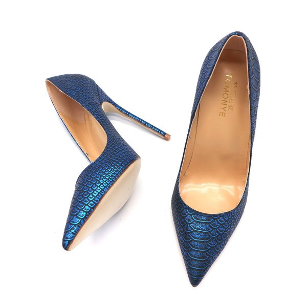 2019 new designer royal blue snake python pointed toe evening high heel shoes 12cm plus size 44 45 small size 33 34 pump, Black
2019 new designer royal blue snake python pointed toe evening high heel shoes 12cm plus size 44 45 small size 33 34 pump, Black