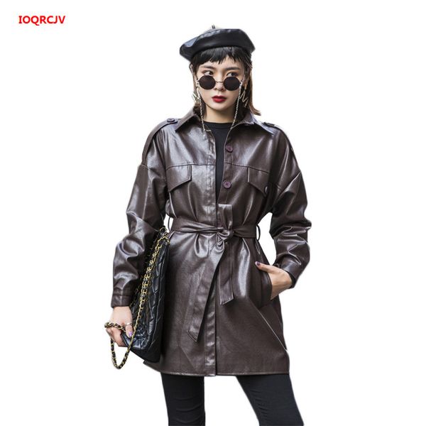 fashion loose pocket pu leather women jacket fashion long sleeve casual chic long coat autumn female faux leather trench 1505, Black
fashion loose pocket pu leather women jacket fashion long sleeve casual chic long coat autumn female faux leather trench 1505, Black