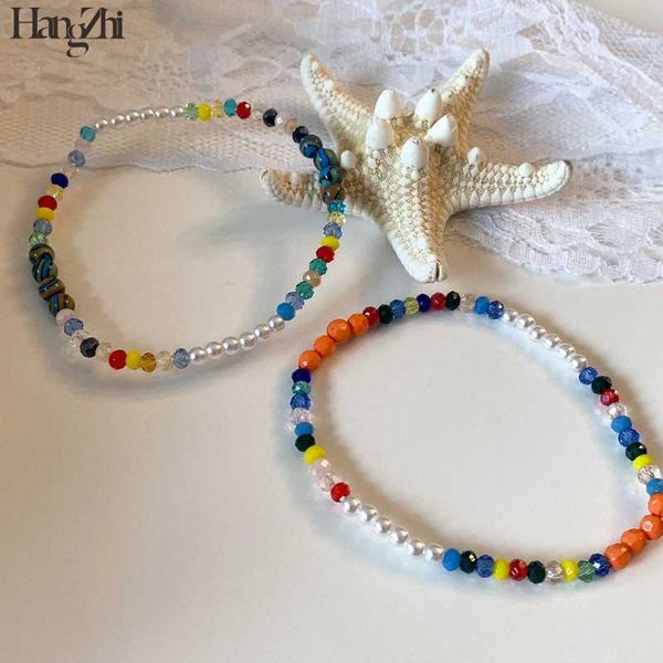 hangzhi 2020 new korea summer colorful transparent crystal pearls beaded handmade wristband bracelets for women party jewelry, Black
hangzhi 2020 new korea summer colorful transparent crystal pearls beaded handmade wristband bracelets for women party jewelry, Black