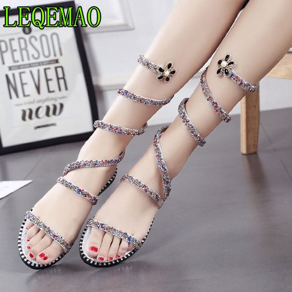 gladiator casual crystal sandals snake winding rhinestones toe women shoes 2019 female summer thick with straps shoes y200405, Black
gladiator casual crystal sandals snake winding rhinestones toe women shoes 2019 female summer thick with straps shoes y200405, Black