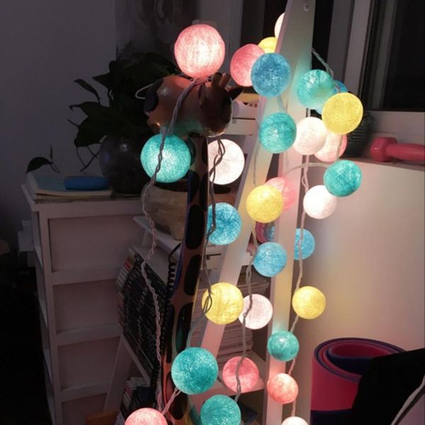 10/20/30 balls led string light cotton balls fairy operated lights garden patio wedding christmas party decoration supplies
10/20/30 balls led string light cotton balls fairy operated lights garden patio wedding christmas party decoration supplies