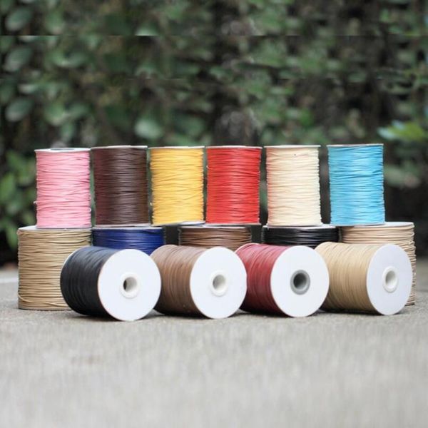 10pcs durable polyester leather sewing waxed thread cord for diy handicraft tool hand wax stitching repair cord 260m 150d 1mm, Black;white
10pcs durable polyester leather sewing waxed thread cord for diy handicraft tool hand wax stitching repair cord 260m 150d 1mm, Black;white