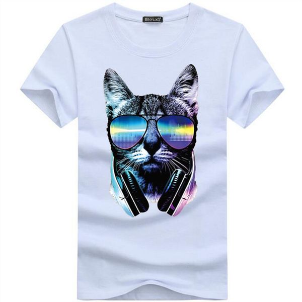 summer men's t-shirts casual short-sleeved cotton hip-hop tee shirt homme music dj cat printed funny 3d t shirt men tees, White;black
summer men's t-shirts casual short-sleeved cotton hip-hop tee shirt homme music dj cat printed funny 3d t shirt men tees, White;black