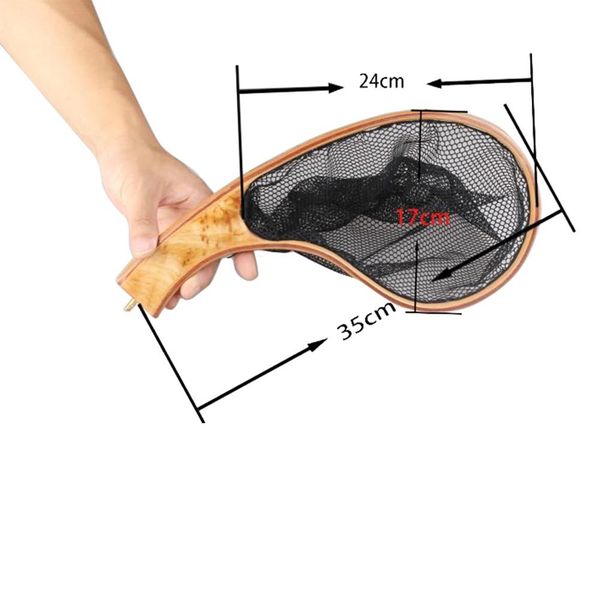 yfashion maxway fishing landing net burl wooden handle net rubber coat catch & release
yfashion maxway fishing landing net burl wooden handle net rubber coat catch & release