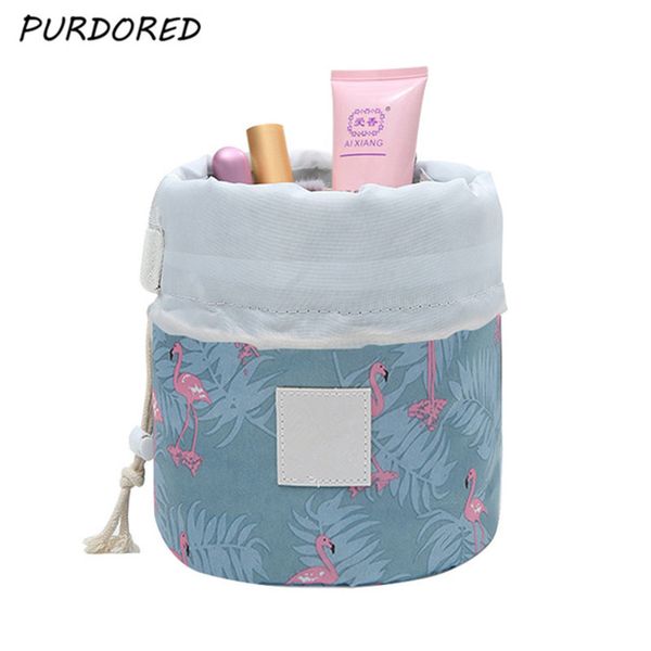 purdored 1 шт. фламинго drawstring косметичка бочка форма женщины макияж организатор сумки для хранения путешествия комплект туалетных прина
purdored 1 шт. фламинго drawstring косметичка бочка форма женщины макияж организатор сумки для хранения путешествия комплект туалетных прина