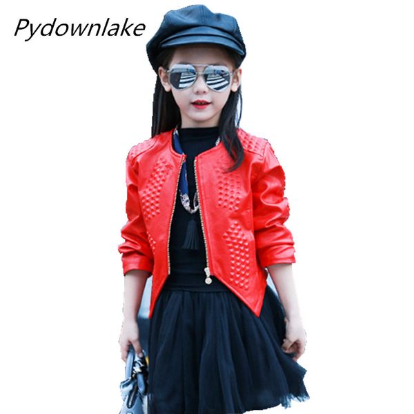 3-12y fashion red black 2017 spring long sleeve coat kids big girls jacket pu leather girl jacket children outerwear, Blue;gray
3-12y fashion red black 2017 spring long sleeve coat kids big girls jacket pu leather girl jacket children outerwear, Blue;gray