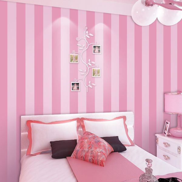 for children's room bedroom wallpaper princess kids room living modern korean style pink striped wall papers home decor 10m
for children's room bedroom wallpaper princess kids room living modern korean style pink striped wall papers home decor 10m