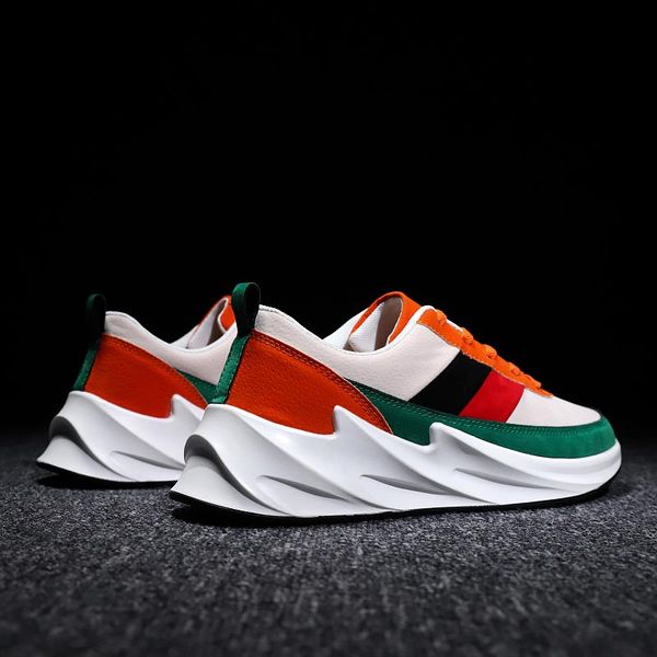 height increase man sport shoes men's sports shoes tennis male running men sneakers pu leather tennis athletic green b-357
height increase man sport shoes men's sports shoes tennis male running men sneakers pu leather tennis athletic green b-357