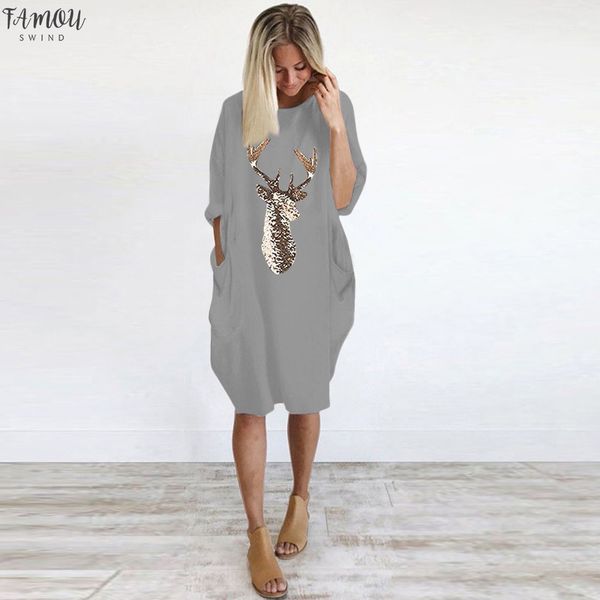 gloden elk christmas dress plus size women xmas shining printed long sleeve party dress vestito donna xmas ladies loose dresses, Black;gray
gloden elk christmas dress plus size women xmas shining printed long sleeve party dress vestito donna xmas ladies loose dresses, Black;gray