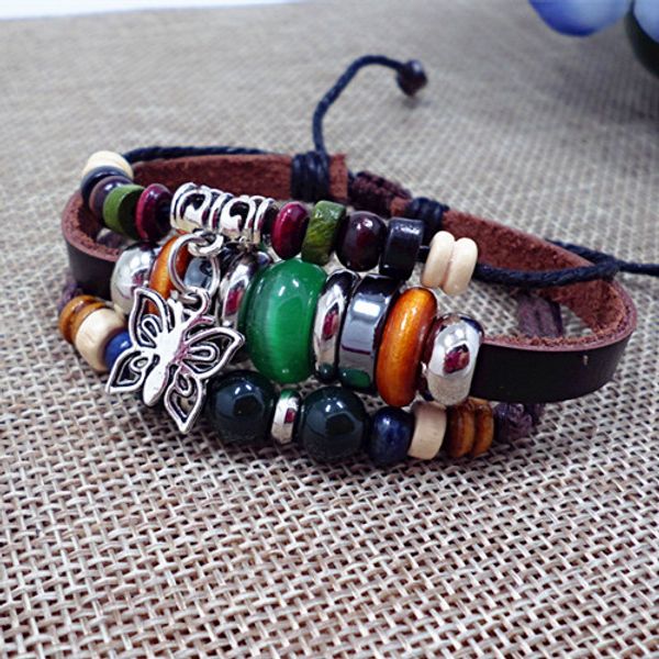 bracelet yunnan characteristics hand woven colorful stone mixed jewelry tibetan jewelry men's and women's bracelets, Golden;silver 
bracelet yunnan characteristics hand woven colorful stone mixed jewelry tibetan jewelry men's and women's bracelets, Golden;silver