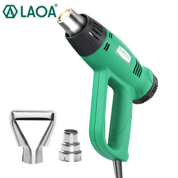 laoa 1800w industrial heat gun two grade adjustable electric air gun with two nozzles for auto film with us/eu plug
laoa 1800w industrial heat gun two grade adjustable electric air gun with two nozzles for auto film with us/eu plug
