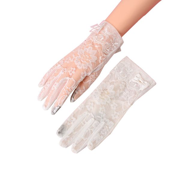 summer women uv sunscreen short sun screen pearl flowers bow gloves thin silk lace touch screen lady driving gloves j55, Blue;gray
summer women uv sunscreen short sun screen pearl flowers bow gloves thin silk lace touch screen lady driving gloves j55, Blue;gray