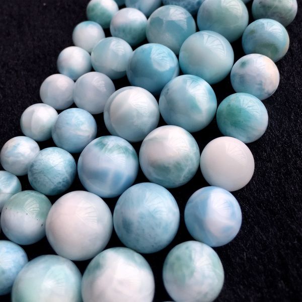 natural genuine dominican republic sky blue larimar round loose gems beads 6-12mm 15.5" 06009, Black
natural genuine dominican republic sky blue larimar round loose gems beads 6-12mm 15.5" 06009, Black