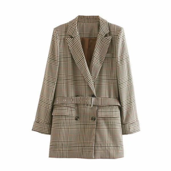 vintage chic женщины двубортный плед длинная куртка с поясом элегантный женский воротник с лацканами карманы повседневная casaco femme, Black;brown
vintage chic женщины двубортный плед длинная куртка с поясом элегантный женский воротник с лацканами карманы повседневная casaco femme, Black;brown