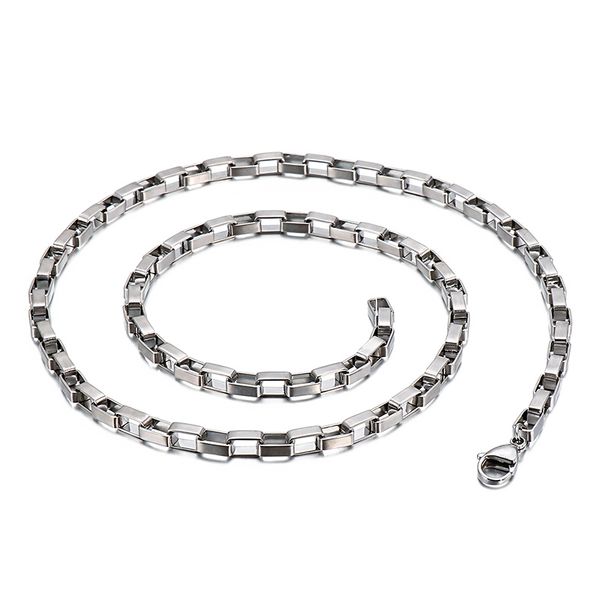 5pcs lot in bulk stainless steel 3mm 24'' long box link chain necklace for women men diy jewelry, Silver
5pcs lot in bulk stainless steel 3mm 24'' long box link chain necklace for women men diy jewelry, Silver