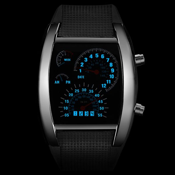 digital watch men fashion men's watches unique designer led mens wristwatches electronic sport watches male clock reloj hombre, Slivery;brown
digital watch men fashion men's watches unique designer led mens wristwatches electronic sport watches male clock reloj hombre, Slivery;brown