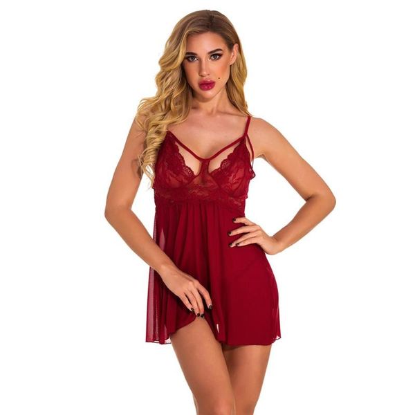 2020 новый lace видимый mesh lingerie babydoll nightgown с стринги женщины горячая v шеи sexy пижамы nightdress твердая sleepdress, Black;red
2020 новый lace видимый mesh lingerie babydoll nightgown с стринги женщины горячая v шеи sexy пижамы nightdress твердая sleepdress, Black;red