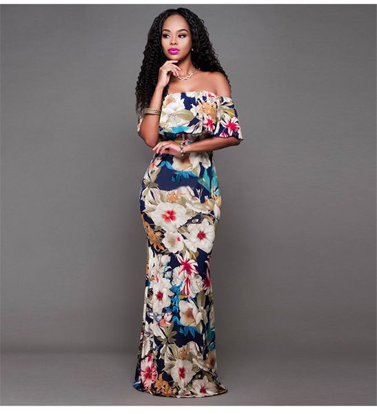 womens casual maxi dresses fashion strapless floral print womens designer evening dresses casual females clothing, Black;gray
womens casual maxi dresses fashion strapless floral print womens designer evening dresses casual females clothing, Black;gray