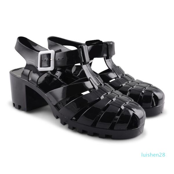 elling women summer fashion retro crystal thick transparent woman sandal t-roman sandals jelly shoes 2018 new l28, Black
elling women summer fashion retro crystal thick transparent woman sandal t-roman sandals jelly shoes 2018 new l28, Black
