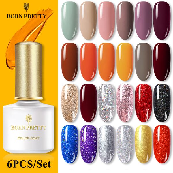 born pretty 6pcs gel nail polish set 6ml yellow purple soak off nail art gel lacquer pure color varnish kit manicure, Red;pink
born pretty 6pcs gel nail polish set 6ml yellow purple soak off nail art gel lacquer pure color varnish kit manicure, Red;pink