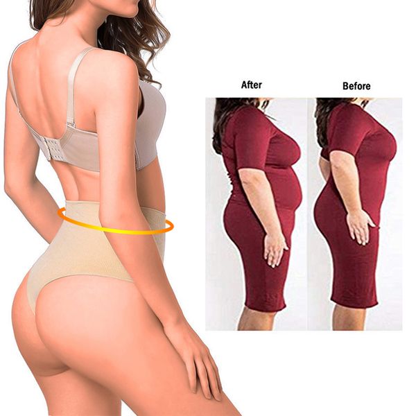 women high waist trainer tummy slimming control waist cincher body shaper thong g-string butt lifer seamless panties, Black;gray
women high waist trainer tummy slimming control waist cincher body shaper thong g-string butt lifer seamless panties, Black;gray
