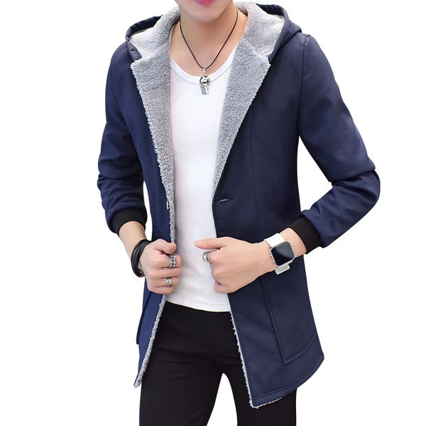fashion winter men 's cashmere warm jacket hoodie trench ,jackets , winter warm hood mens coats f55, Black;brown
fashion winter men 's cashmere warm jacket hoodie trench ,jackets , winter warm hood mens coats f55, Black;brown