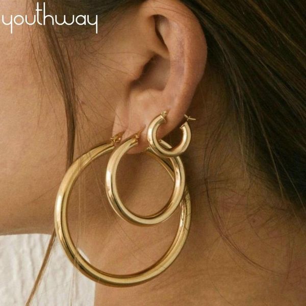 22mm 29mm 50mm huggie earrings thick gold filled brass hoop earrings big large metal smooth earring ladies minimalist jewelry, Golden;silver
22mm 29mm 50mm huggie earrings thick gold filled brass hoop earrings big large metal smooth earring ladies minimalist jewelry, Golden;silver