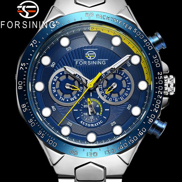 forsining stainless steel men wristwatch automatic mechanical sport male clock classic man watch 6911, Slivery;brown
forsining stainless steel men wristwatch automatic mechanical sport male clock classic man watch 6911, Slivery;brown