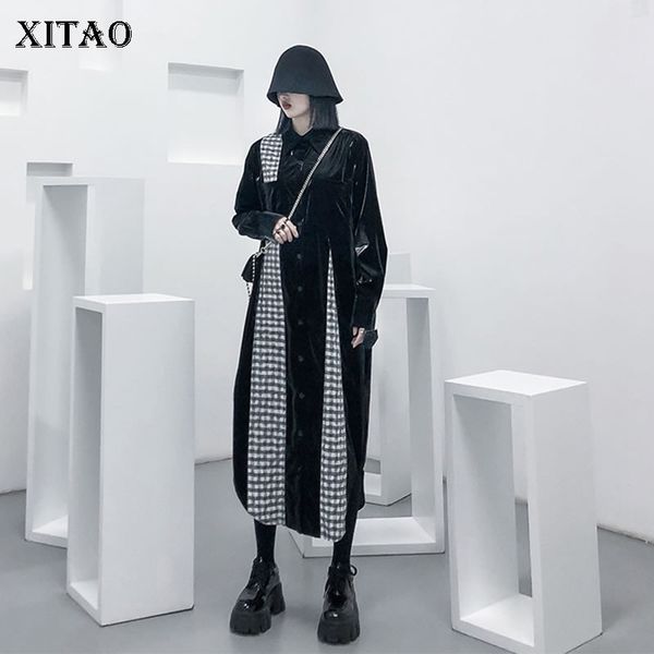 xitao original design sense plaid trench women fashion new patchwork small fresh 2020 spring elegant small fresh coat dmy2795, Tan;black
xitao original design sense plaid trench women fashion new patchwork small fresh 2020 spring elegant small fresh coat dmy2795, Tan;black