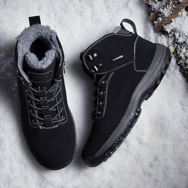 high sneakers men winter hiking boots tactical boots trekking mountain desert outdoor sport shoes keep warm waterproof shoes
high sneakers men winter hiking boots tactical boots trekking mountain desert outdoor sport shoes keep warm waterproof shoes