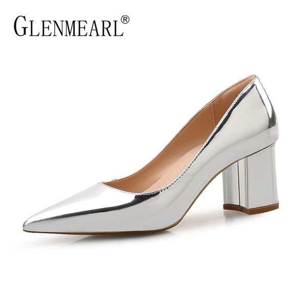 high heels shoes women pumps patent leather spring single woman dress shoes spring thick heels pointed toe leopard female pumps, Black
high heels shoes women pumps patent leather spring single woman dress shoes spring thick heels pointed toe leopard female pumps, Black