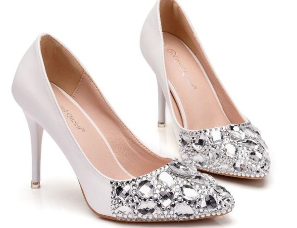 2019 women's shoes in spring and autumn with new style high heel fine heel pointed end water drill @zxc377, Black
2019 women's shoes in spring and autumn with new style high heel fine heel pointed end water drill @zxc377, Black