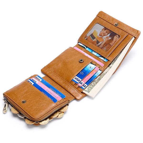 new fashion casual retro men's wallet short layer cowhide tri-fold buckle wallet leather vertical coin pocket, Red;black
new fashion casual retro men's wallet short layer cowhide tri-fold buckle wallet leather vertical coin pocket, Red;black