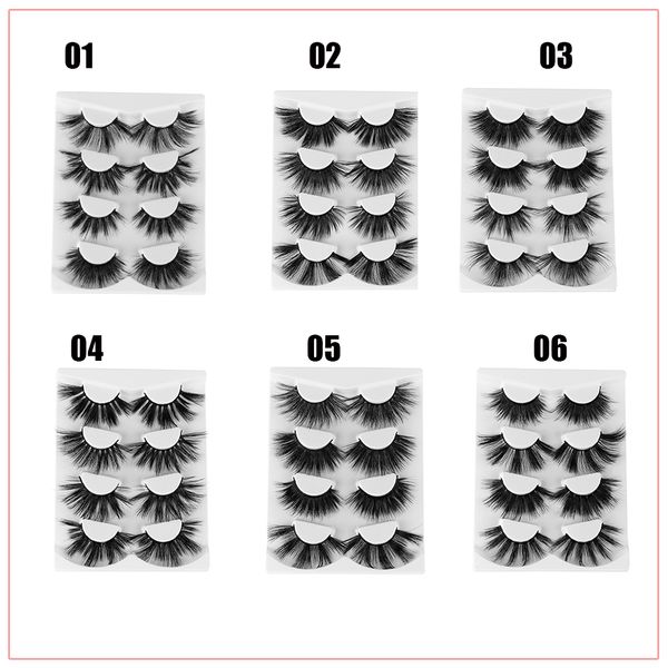 4 pairs mixed 6 styles 6d mink false eyelashes 25mm thick long wispy fluffy criss-cross lashes handmade eyelash extension tools
4 pairs mixed 6 styles 6d mink false eyelashes 25mm thick long wispy fluffy criss-cross lashes handmade eyelash extension tools