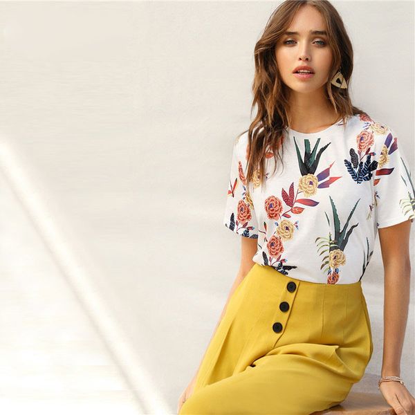 women clothing tee shirt femme floral and plants print womens shirts summer short sleeve casual modal basic pullovers white t shirt
women clothing tee shirt femme floral and plants print womens shirts summer short sleeve casual modal basic pullovers white t shirt