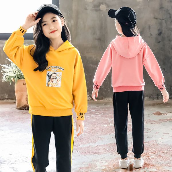 fashion girls clothes set teen girls tracksuit spring 2019 autumn long sleeve 2pcs children sportsuits girl clothes sets, White
fashion girls clothes set teen girls tracksuit spring 2019 autumn long sleeve 2pcs children sportsuits girl clothes sets, White