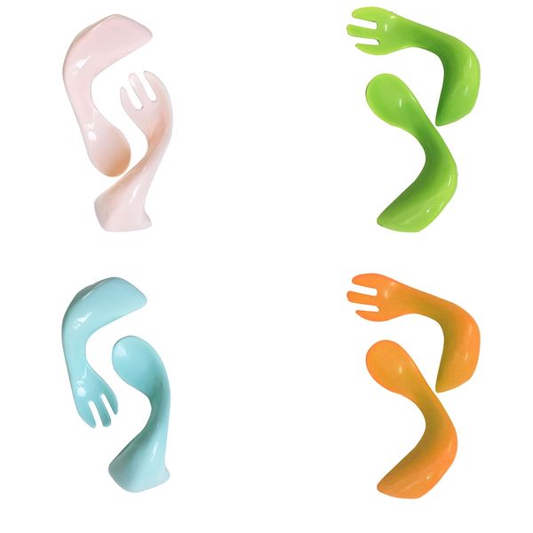 children training helper plastic curve spoon fork set kid tableware flatware kit home supplies other kitchen dining bar
children training helper plastic curve spoon fork set kid tableware flatware kit home supplies other kitchen dining bar