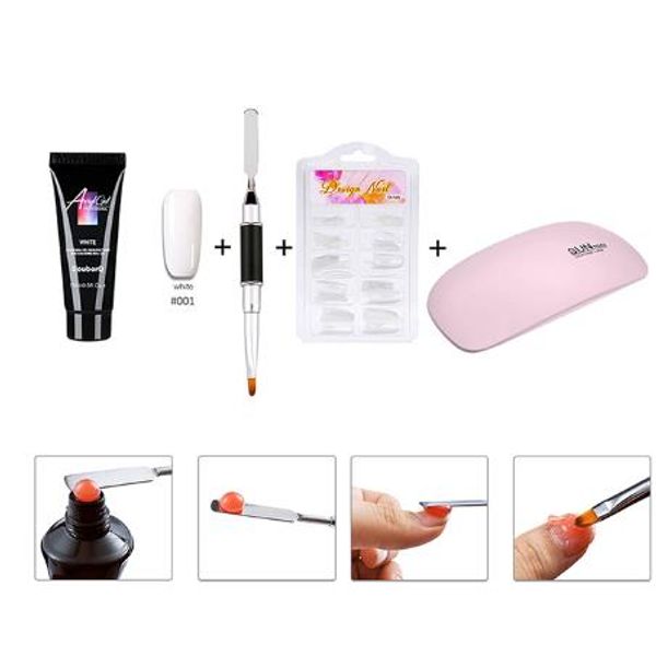 poly gel kits french nail art builder natural hard gel jelly acrylic extension glue set for manicure, Red;pink
poly gel kits french nail art builder natural hard gel jelly acrylic extension glue set for manicure, Red;pink